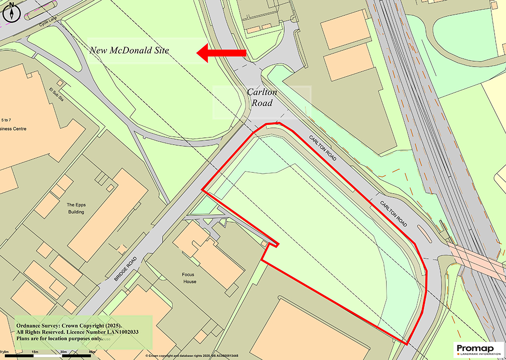Lot: 54 - SITE WITH LAPSED PLANNING FOR 120-SPACE CAR PARK - 